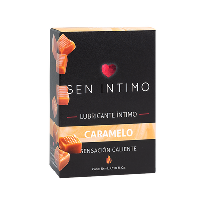 Gel Lubricante sabor Caramelo - Efecto calor 30ml